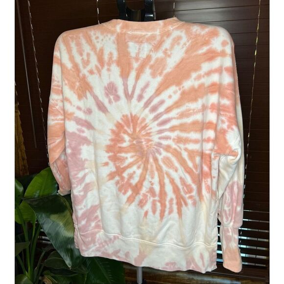 Abercrombie & Fitch oversized crew neck split hem tunic sweatshirt - Picture 2 of 4
